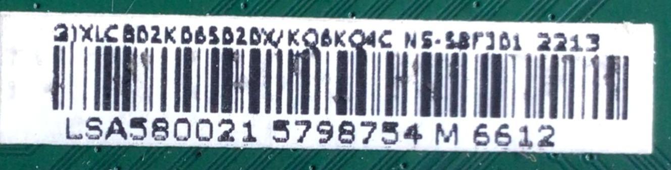 KIT DE TARJETAS PARA TV INSIGNIA / MAIN XLCB02K065 / 715GA715-M01-B00-005K / FUENTE PLTVJJ321XXGK / 715G8967-P01-014-003M / (G)PLTVJJ321XXGK /  T-CON E3CCBB580004 / PANEL TPT580WR-U1T01.D REV:S02C / DISPLAY CV580U1-T01 / MODELO NS-58F301NA22 - Imagen 4